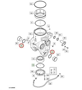 F005526 кольцо уплотнительное F005526